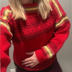 DFV- Diane Von Furstenberg VTG Fair Isle Sweater